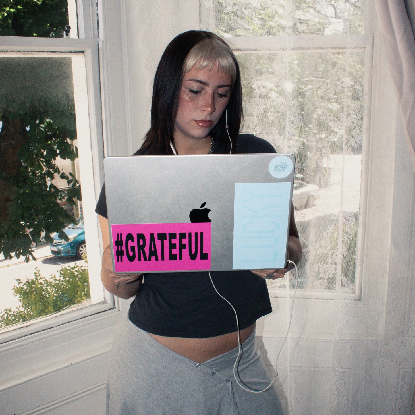LUCKY laptop sticker