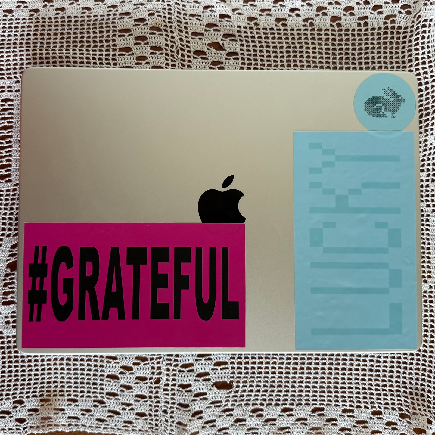 #GRATEFUL laptop sticker