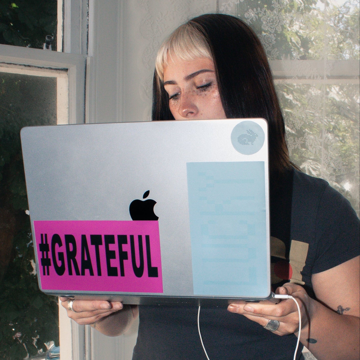#GRATEFUL laptop sticker