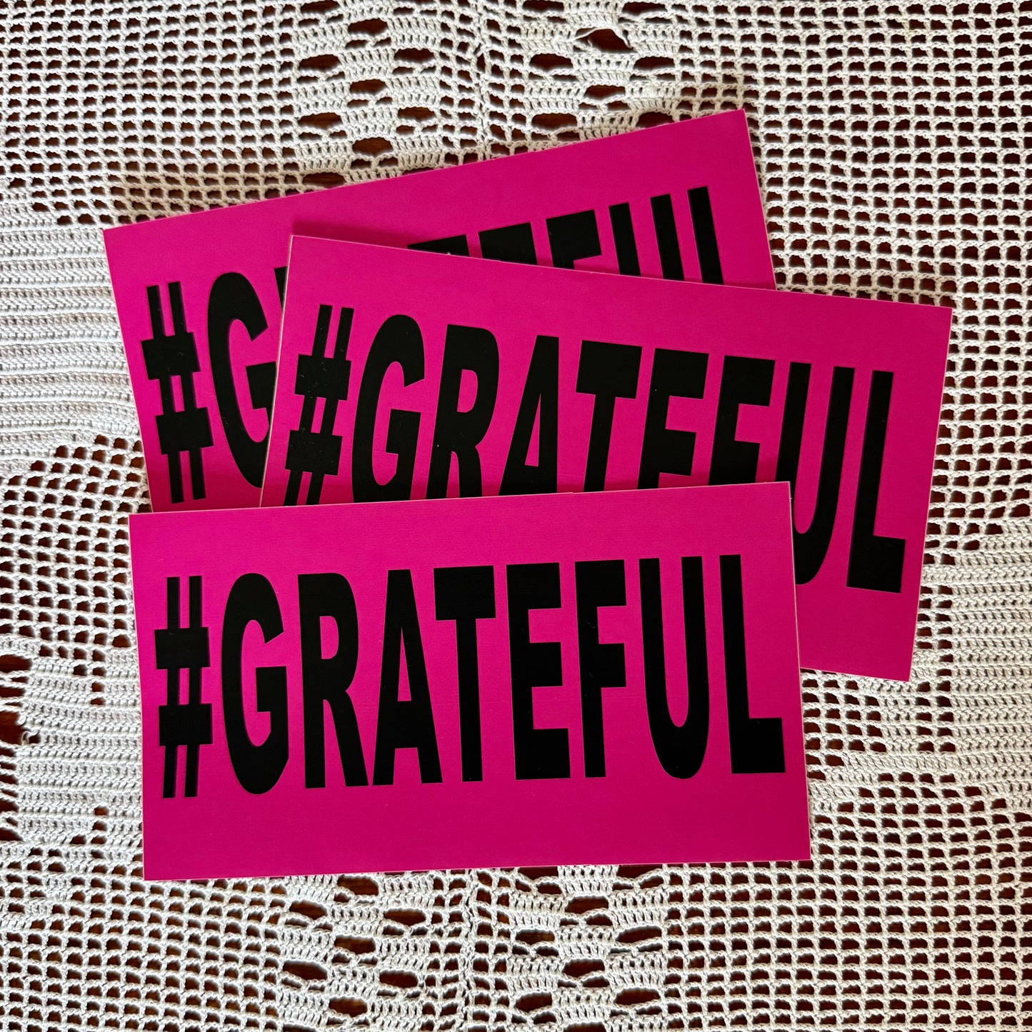 #GRATEFUL laptop sticker