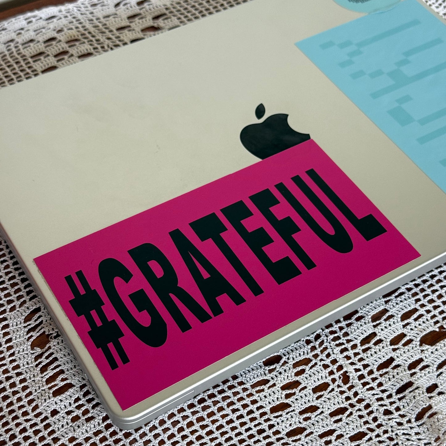 #GRATEFUL laptop sticker
